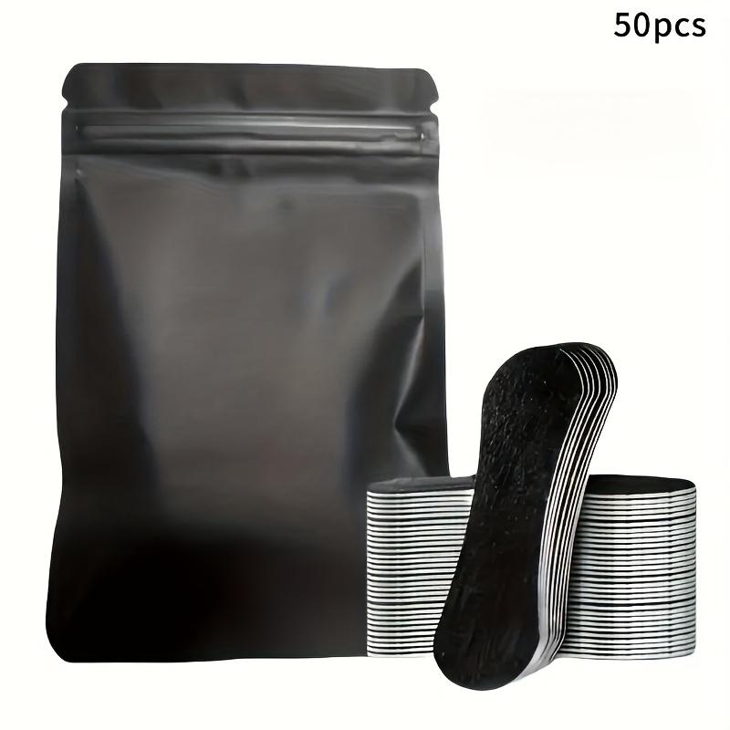 TEMU 50pcs Black Breathable Nose Strips, Soft For Running, Workout, Cycling And Everyday Use
