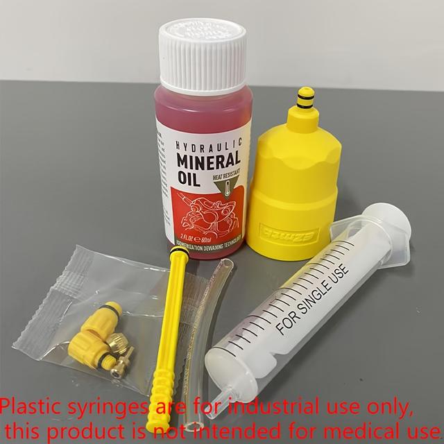 TEMU Mountain Bike Hydraulic Disc Brake Bleeder Tool, Suitable For Road Bike Hydraulic Brake Maintenance Tool, Improvement Tool