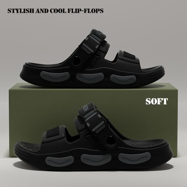 TEMU Sandales tendance à semelles épaisses | , confortable, pour