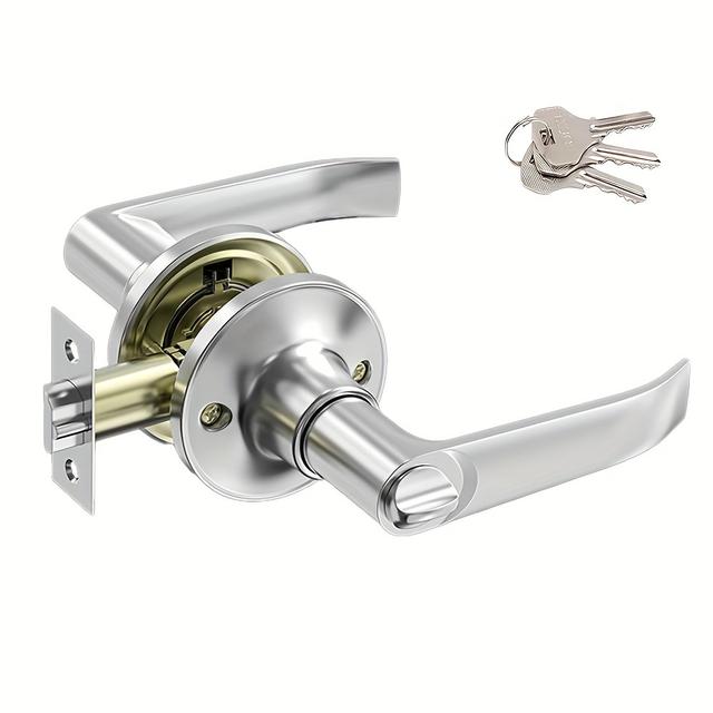 TEMU 1pc Aluminum Alloy Handle Lock -bar Lock