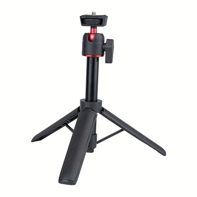 TEMU Aluminum Alloy Multi-level Height Adjustable Selfie Stick Handle Tripod With Mode Switch