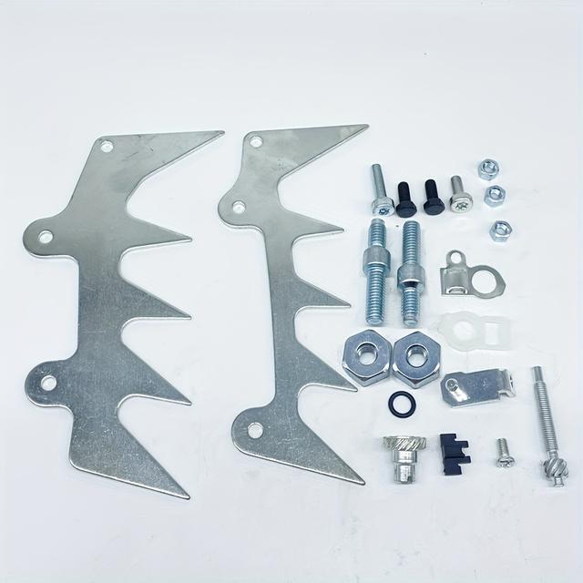 TEMU 21-teiliges Kettensägen-Stoßstangen-Spikes & -Set für MS660, MS460, MS440 - Beinhaltet Kettenversteller, Stangenbolzen & Muttern