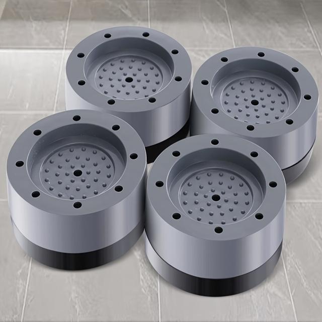 TEMU Set Of 4 Elevated Bases For Washing Machines, Designed To Prevent Slipping And Vibrations, Suitable For Refrigerators To And Stabilize