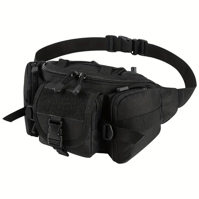 TEMU Outdoor Hüfttasche Sport Gürteltasche für Herren Outdoor Hüftbeutel Große Hüfttasche für Radfahren Camping Wandern Jagen Angeln