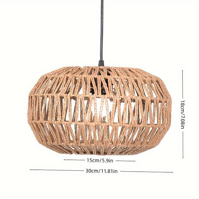 TEMU Handcrafted - Style Lampshade - Modern, No Power Needed, Homestays, Restaurants, And Coffee Shops