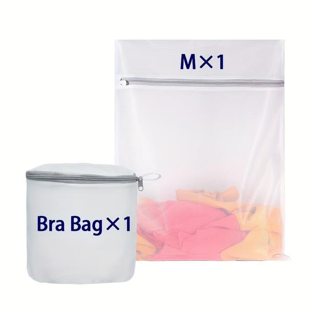 TEMU 2/3/4/5pcs Of Mesh Laundry Bags Suitable For Delicate Garments, Washing Machine Bags For Underwear, Bras, Socks, Lingerie, Clothes, And Travel Storage