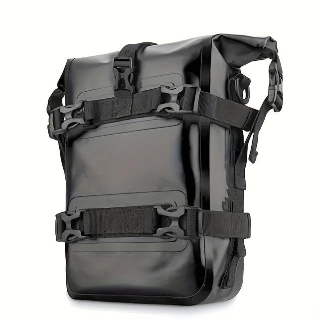 TEMU Plastic Waterproof Pvc Motorcycle Bag, Suitable For Outdoor Travel, Wild Tour, Cycling And Other Activities
