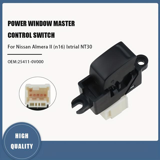 TEMU Electric Switch Button 25411-0v000 For Ii (n16), Ixtrial Nt30, Classic H16, , And For Impreza, Without Battery