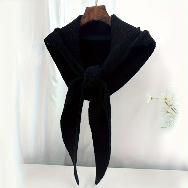 TEMU Neue Winter-Beanie für Damen mit Ohrenschutz, verdickter Schal- Mützen-Kombination, modisches, trendiges vielseitiges Mützen- Schal-Set