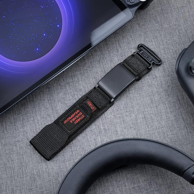 TEMU حزام ساعة رياضي نايلون قابل للتعديل من 4.0 - مناسب للرجال والنساء