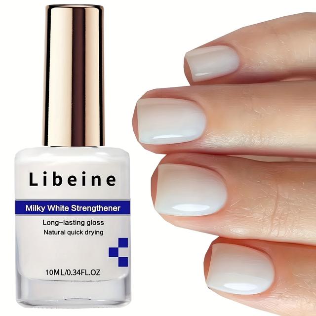 TEMU Libeine Nail Strengthener 10g - Long-lasting, Natural Quick-dry Formula With Vitamin E, Formaldehyde-free For , Nail |sleek Nails|quickdry