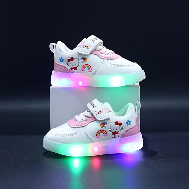 TEMU Kinder-Schuhchen, süße Prinzessinnen-Schuhe für Mädchen, leichte Freizeitschuhe im Frühlingstrend in Rosa, bequeme Kinderschuhe für 1-6 Jahre