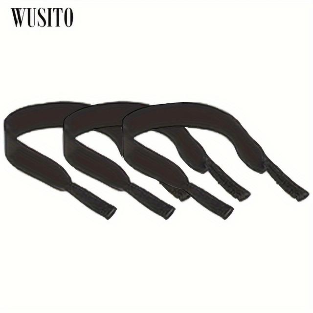 TEMU من 3 أحزمة نظارات مقاس 17 بوصة بحزام عائم من مادة النيوبرين - لتأمين نظاراتك وأدوات