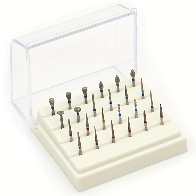 TEMU 1pc Dental Oral Handpiece Needle Box, High And Low Speed Needle Head Multi-hole , Multifunctional Instrument Storage.