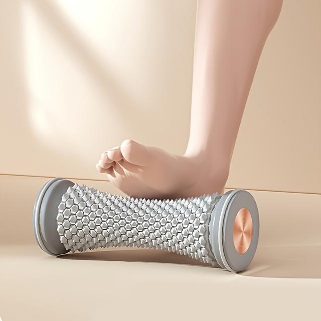 TEMU 1pc Foot Massage Roller With Speed Control - A Textured Surface With Deep Tissue, Perfect For Yoga And Fitness Enthusiasts, Home Fitness Experience