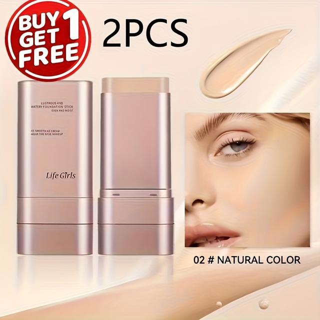 TEMU قطعتان من قلم كونسيلر وكياس مكياج مزدوج الغرض، مقاوم للماء والعرق، يوفر كاملة مع طرف بودرة. بألوان بيج متوسطة اللون، مناسب للعيون المحيطة بالدائرة السوداء، ويتميز بموزع مستوحى من الجمال الكوري