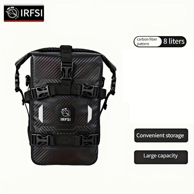 TEMU Motorcycle Side Case Bag, Universal Models, 8l/11l Large Capacity, & Quick Removal – Your Riding Companion