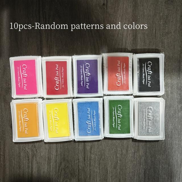 TEMU 10pcs Ink Pads – Perfect For Journal, Diary, Postcard, And , Holiday Gifts