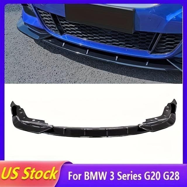 TEMU Gloss Black Front Bumper Lip Spoiler Tailored Specifically For 2019 - 2022 For G20 G21in M Sport