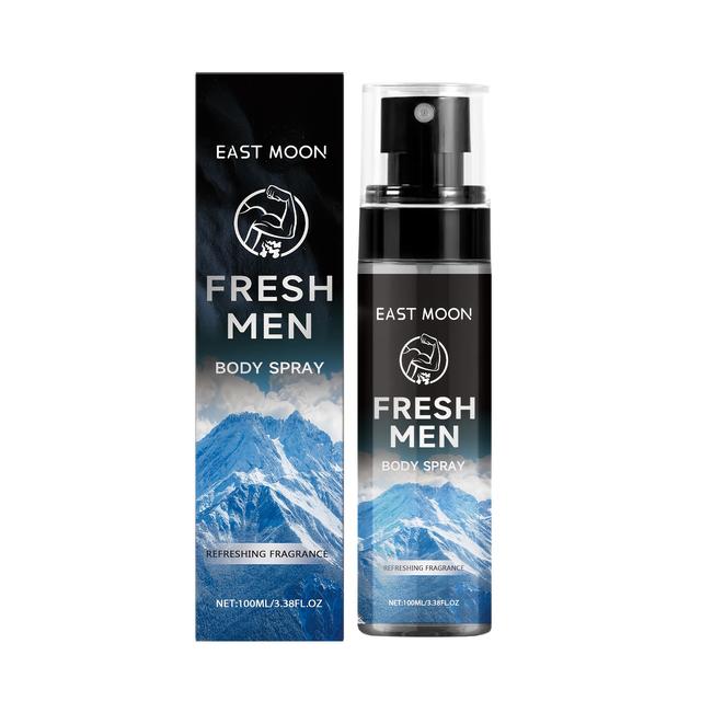 TEMU 100ml Christmas Edition Men's Body Spray, Portable Refill Spray, Super Convenient, Fresh Fragrance, Moisturizing And Hydrating, Light And Elegant, Essential For Christmas Parties