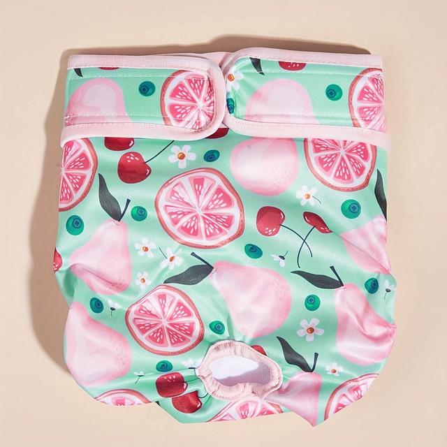 TEMU 1 шт. Пелюшки для собак, менструальні трусики для , пральні пелюшки для собак, дихаючі трусики для у різних візерунках, доступні в різних розмірах