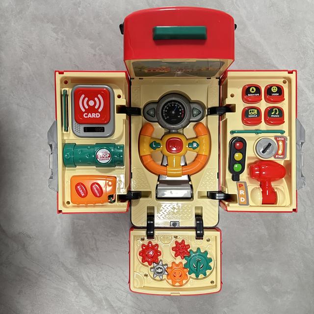 TEMU Schulbus-Spielzeug, Simulationslenkrad, Kinder-Schulbus, Weihnachtsgeschenk für Jungen & Mädchen