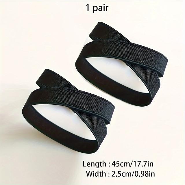 TEMU 1 Par de Correas de Tacón , Elásticas Antideslizantes, Cordones Anticaída Ajustables, Lazos Elásticos de Poliéster Zapatos de Mujer