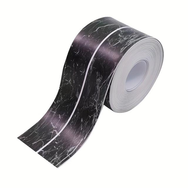 TEMU 1.5 X 125.98 Inch Self-adhesive Kitchen Seam Tape, Sink Waterproof Strip For Bathroom & Toilet Countertop Protection