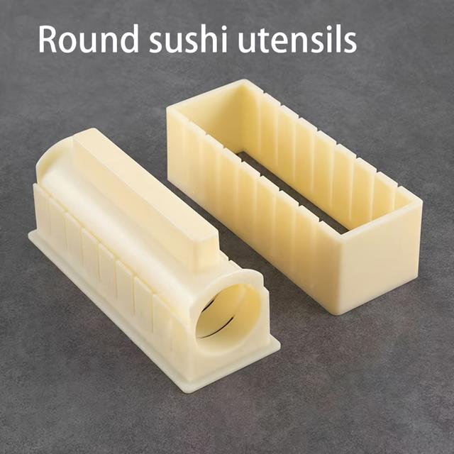 TEMU 3pcs Sushi Mold Set, Diy Sushi Maker, Rice Wrap Molds, Maker, Rice Ingredients, Bento Accessories, Home Kitchen Tools