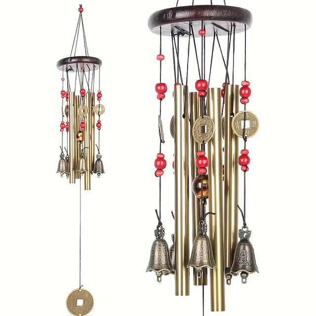 TEMU Metal Wood Alloy Wind Chime Decoration Pendant Store Pendant