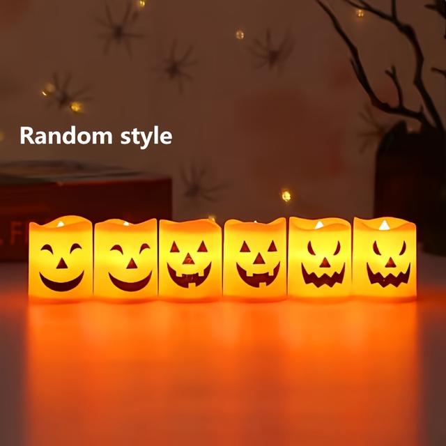 TEMU Lampe mit gedruckten Designs, perfekt für Halloween, die Stimmung und als festliche Dekoration dient. Neue dekorative Lichter für Weihnachten.