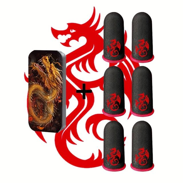 TEMU 3 Pairs Gaming Finger Sleeves For Mobile Gaming, Anti-sweat Extremely Thin, Smooth Operation, Finger Sleeves Fit Mobile Phone Tablet Devices Game