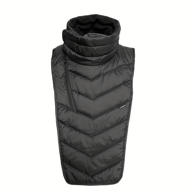 TEMU Bufanda de cuello para mantener el calor de invierno Protector de cuello y pecho para motociclistas Protector de viento más Bufanda de pecho para motocicleta Cuello térmico