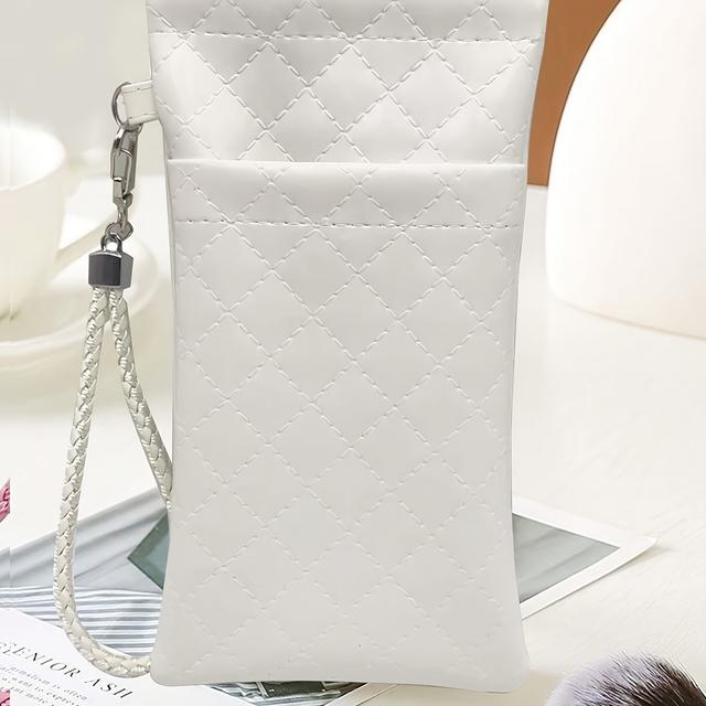 TEMU A Double-layer Glasses Pouch With Multiple Chains For Storing Glasses