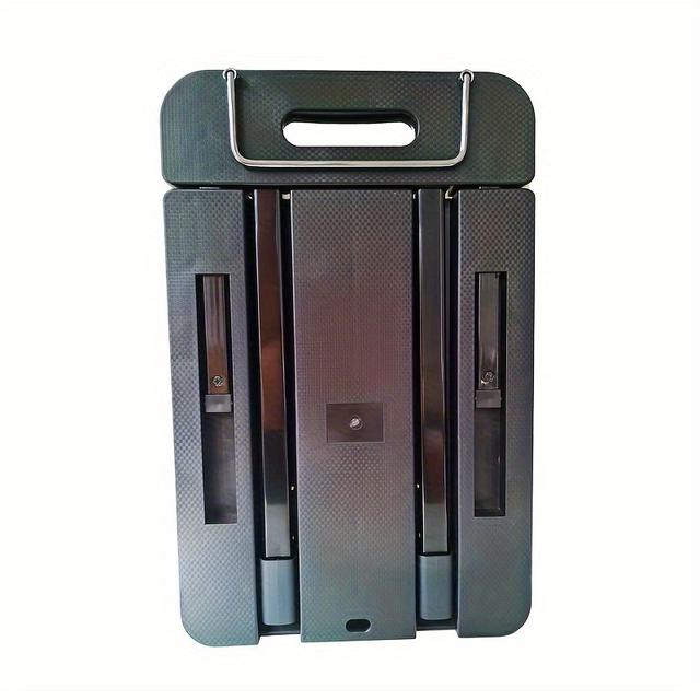 TEMU Versatile Folding Trolley Cart - Lightweight, Portable Shopping & Utility Dolly With Non-slip Wheels For Home And Warehouse Use