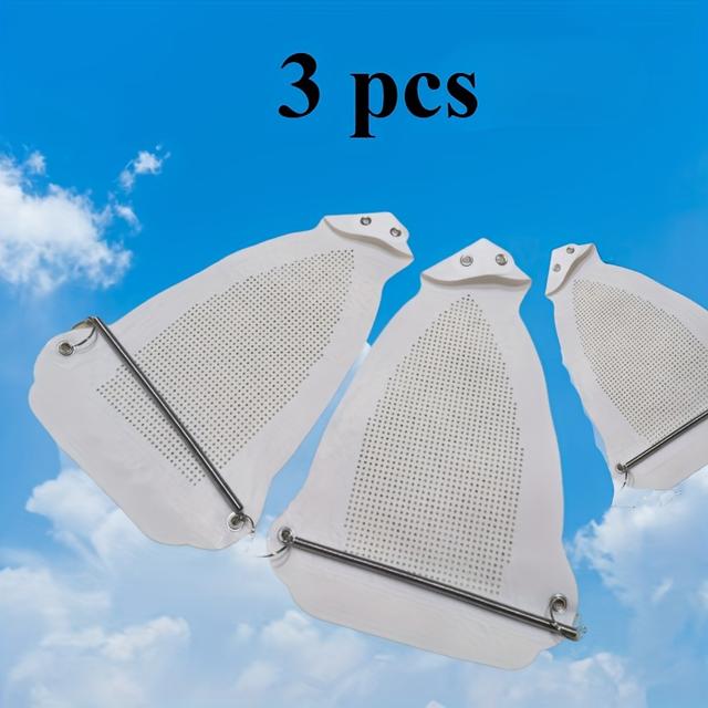 TEMU Set Of 3 Long-lasting Shoe Covers -| Protector For Soleplates| Prevents Scorching| -| Compatible With Most Standard Irons| A Must-have For Home And Travel, Heat Insulation Cover