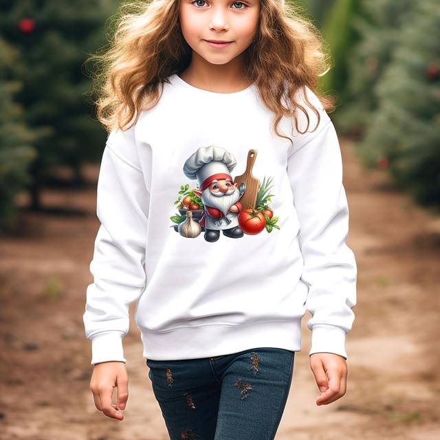 TEMU 18pcs Set (9 Large & 9 Small) Gnome Chef Iron-on Patches - Diy Heat Transfer Stickers, Suitable For T-shirts, Jeans, Hoodies, And More - Multi-functional Clothing Customization Kit