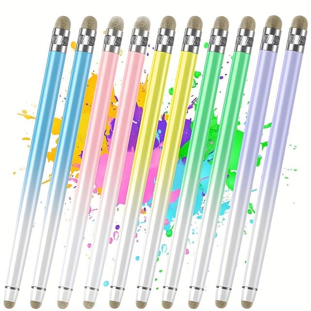 TEMU 10 Stück Stylus-Stifte, Kompatibel mit iPhone/iPad/-Tablets, Geeignet für alle Touchscreens (lila/rosa/blau/)