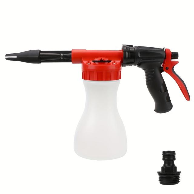 TEMU 1pc 800ml Foam Washer Car High Pressure Gun Nozzles Snow Foamer Cleaning Washing Tool Soap Shampoo Sprayer Truck Auto Accessories