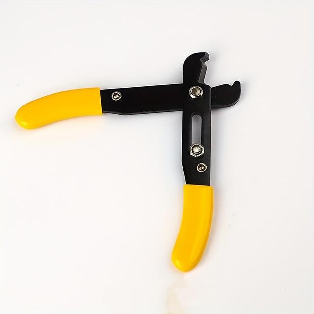 TEMU Jewelry Making Chain Pliers - Manual Bag Chain Opening/closing Tool, Diy Cutter, Toothless Clamp, Adjustable Mini Stripper For Chain Installation & Modification