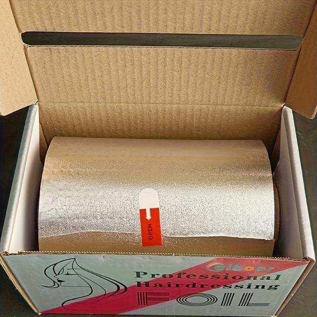 TEMU 1968.5 Inch/3937.01 Inch Aluminum Foil For Hair Salon, Perm And Dye Aluminum Foil, 3937.01 Inch Embossed Orange Aluminum Foil, Nail Aluminum Foil, Hair Salon Aluminum Foil Paper