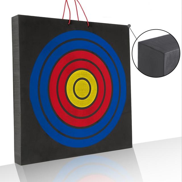 TEMU . SF Bogenschießziel | Schaumstoff Quadratisches Ziel für Outdoor Sport Übung, Mischfarbe, Ideal für Unabhängigkeitstag, Neujahr, , 'S Tag, Vatertag