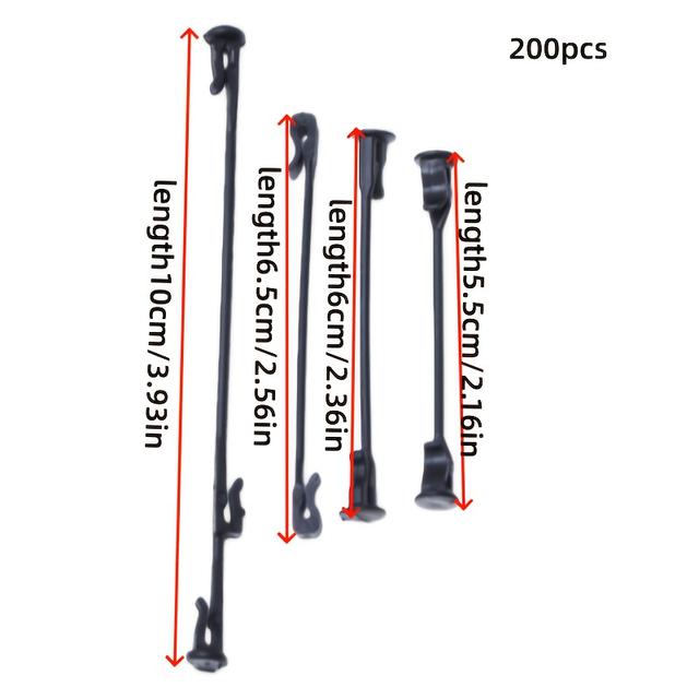 TEMU Plant Vine Fixing Clips — Kiwi And Grape Branch Tying Clips, Fruit And Flower Positioning Hooks, Greenhouse Gardening Agricultural Tools