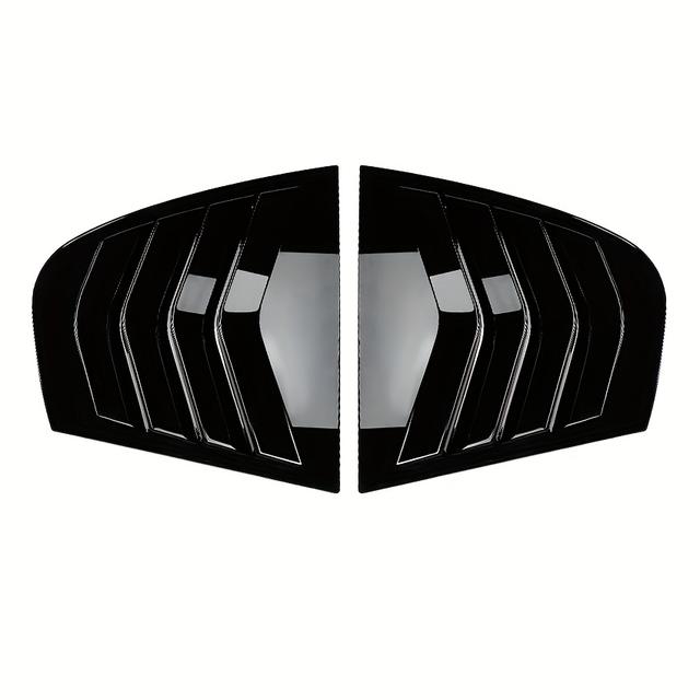 TEMU Rear Window Spoiler Trim For E90 Models , , , And M3 From 2005 To 2011, Featuring Triangle Louver Air Vents