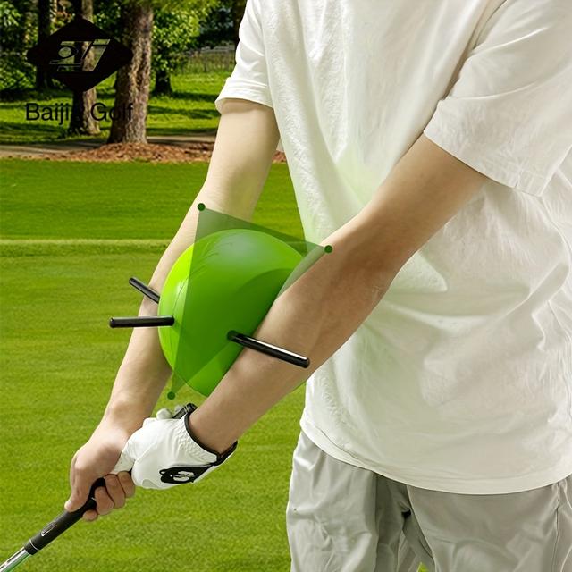 TEMU Golf Swing Training Ball That Rid Of The "" Of Golf Swing And Practice A Stable Swing Trajectory