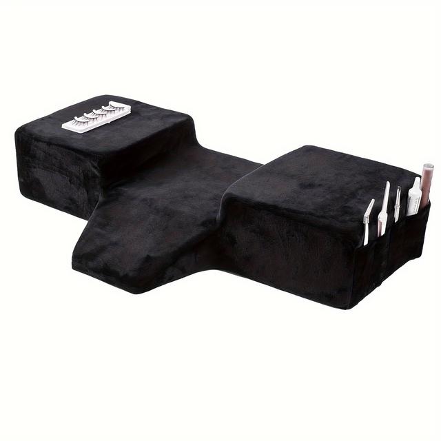 TEMU Comfortable Velvet Eyelash Extension Pillow Neck Pillow, Protect The Neck When Used For Lash Extension Grafting Make Up