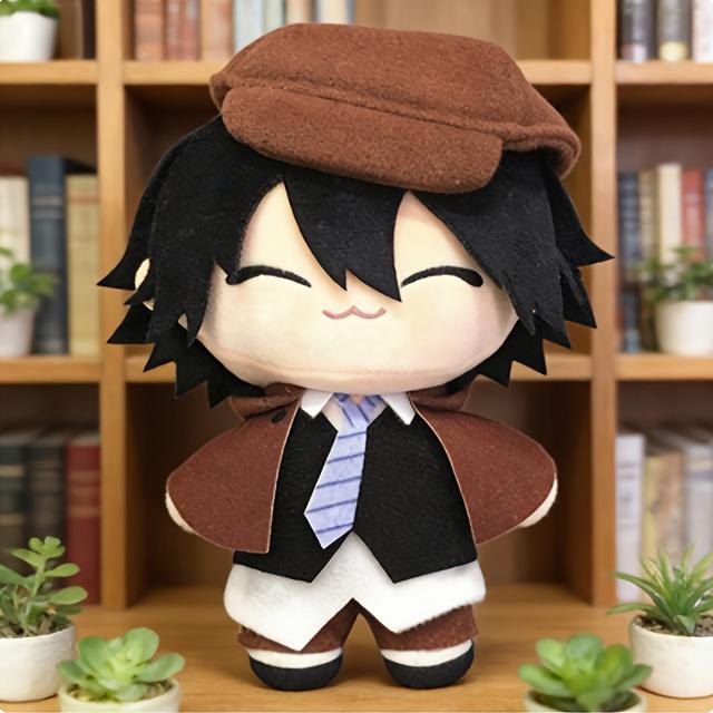 TEMU Muñeco de Peluche de Anime Dazai & - Cojín Abrazable para Sofá, Figura Coleccionable de Anime para de Dormir y Decoración de Habitación, para Niños