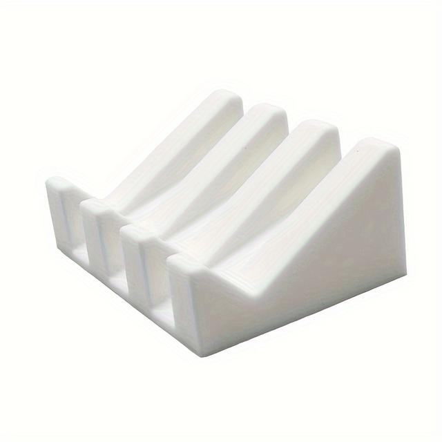 TEMU 1 шт. Мильниця, Креативна Підставка з Нековзною Основою для Ванної Кімнати - Багатофункціональна, Захист від Вологи та Стильний Дизайн