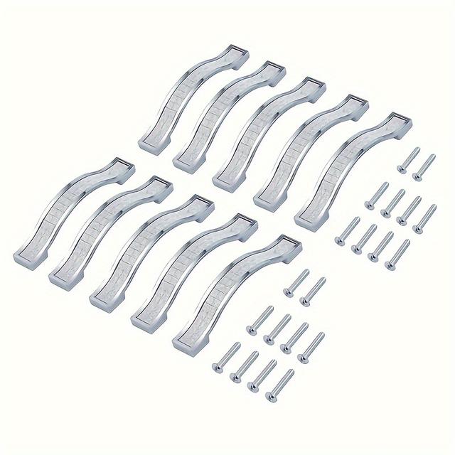 TEMU 10x 96mm Modern Door Knob Handles Cupboard Kitchen Cabinet Uk