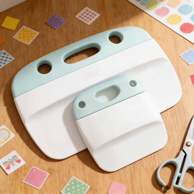 TEMU 2pcs Suitable For Compatible For Diy Crafts, Vinyl Applicator With Squeegee For Iron- Transfers, Stickers, Decals, Scrapbooking & Vinyl Film Application